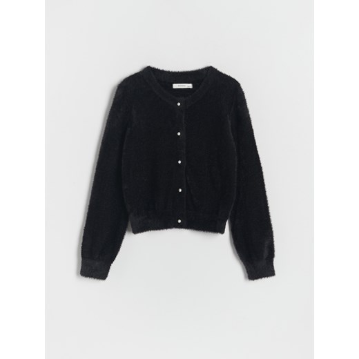 Reserved - Miękki kardigan - czarny ze sklepu Reserved w kategorii Swetry dziewczęce - zdjęcie 166888516