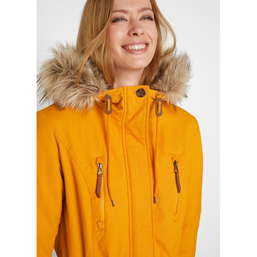 Parka zimowa z kapturem ze sztucznym futerkiem 52 bonprix