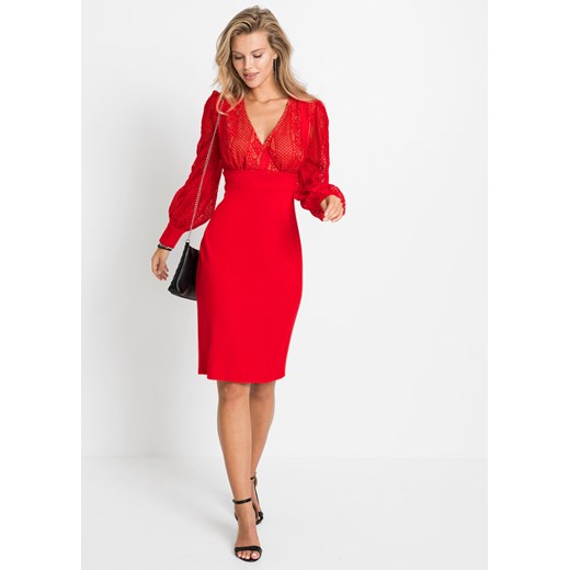 Sukienka z koronką 42 bonprix