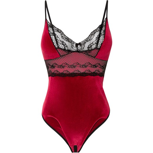 "Body aksamitne ""ouvert""" 52/54 bonprix