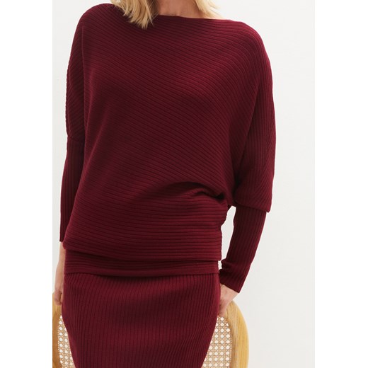 Sweter z dekoltem carmen 36/38 bonprix