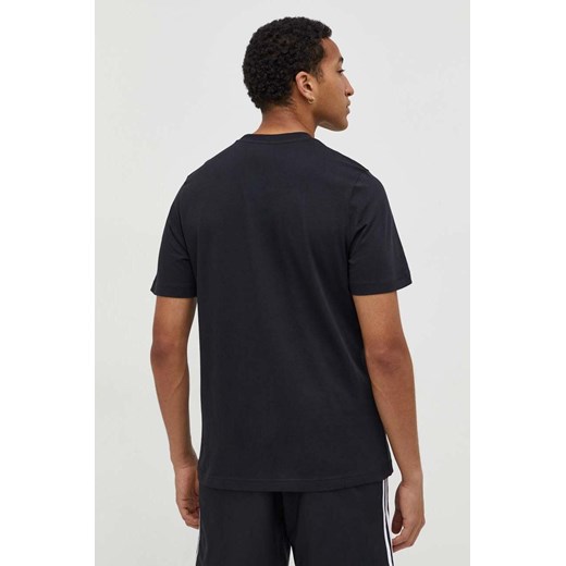 adidas t-shirt bawełniany męski kolor czarny z nadrukiem XXL ANSWEAR.com