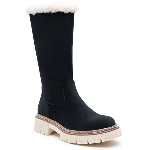 Foreverfolie Kozaki zimowe w kolorze czarnym Foreverfolie 38 okazja Limango Polska