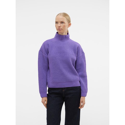 Vero Moda Sweter w kolorze fioletowym ze sklepu Limango Polska w kategorii Swetry damskie - zdjęcie 166930865