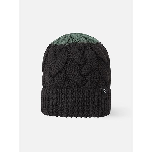 Reima Czapka beanie &quot;Hinlopen&quot; w kolorze zielono-czarnym ze sklepu Limango Polska w kategorii Czapki dziecięce - zdjęcie 166935365