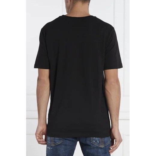 T-shirt męski Iceberg z krótkim rękawem z napisami 