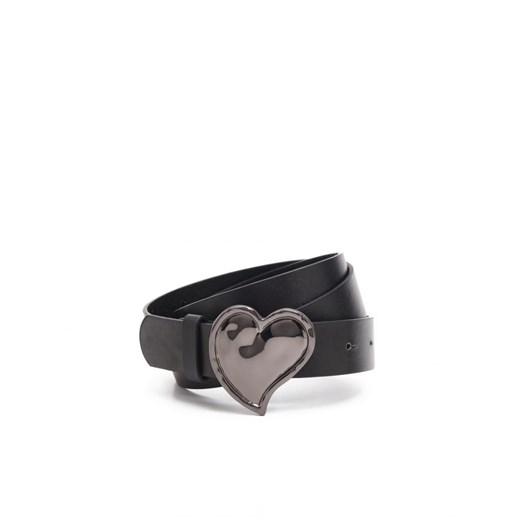 Cropp - Pasek z klamrą w kształcie serca - czarny ze sklepu Cropp w kategorii Paski damskie - zdjęcie 166940657