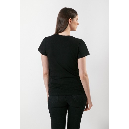Czarny t-shirt z aplikacją Molton XS Molton