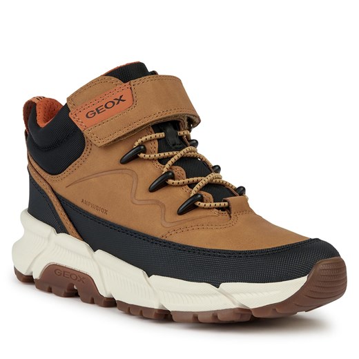 Kozaki Geox J Flexyper Plus Boy J36LCG 0MEFU C2G9B S Dk Yellow/Black Geox 36 eobuwie.pl