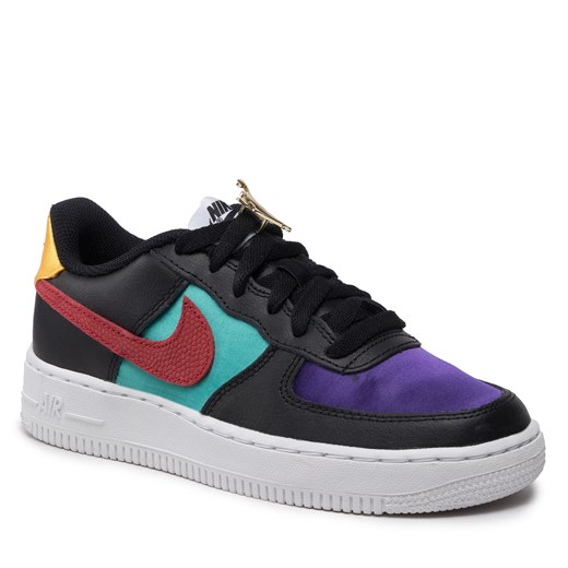 Buty Nike Air Force 1 Lv8 Emb (Gs) DN4178 001 Black/Gym Red/Washed Teal Nike 37.5 eobuwie.pl
