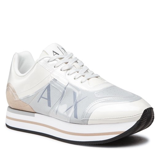 Sneakersy Armani Exchange XDX085 XV421 K525 Op.White/Grey Armani Exchange 41 eobuwie.pl