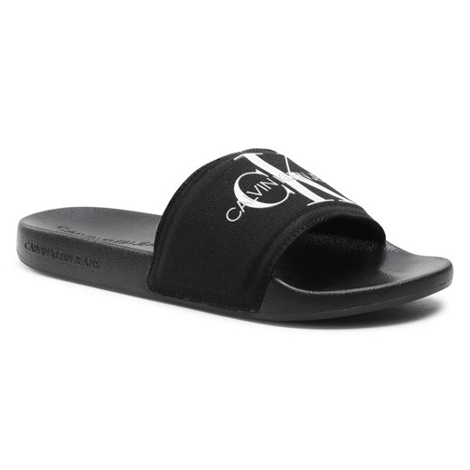Klapki Calvin Klein Jeans Slide Monogram Co YM0YM00061 Black BDS 41 eobuwie.pl