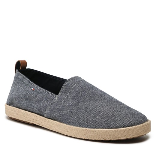 Espadryle Tommy Hilfiger Th Espadrille Core Chambray FM0FM04451 Desert Sky DW5 Tommy Hilfiger 45 eobuwie.pl