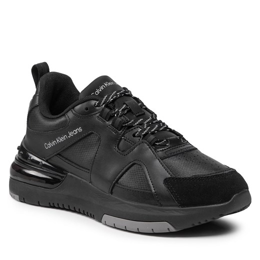 Sneakersy Calvin Klein Jeans New Sporty Runner Comfair 1 YW0YW00635 Triple Black 39 eobuwie.pl