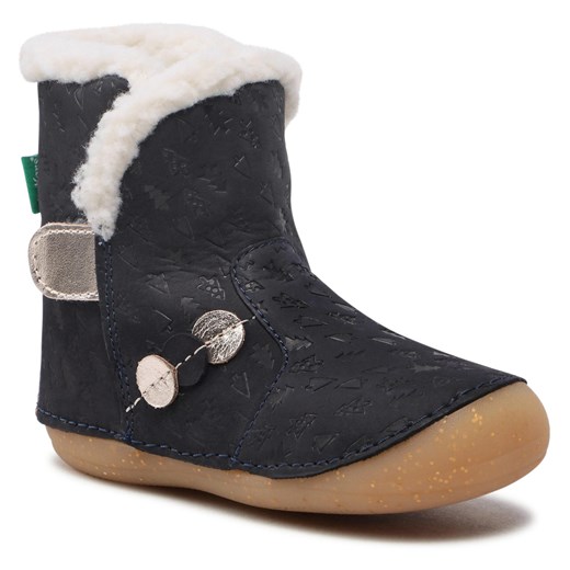 Kozaki Kickers So Windy 909740-10-10 S Marine Or Fantaisie 25 eobuwie.pl