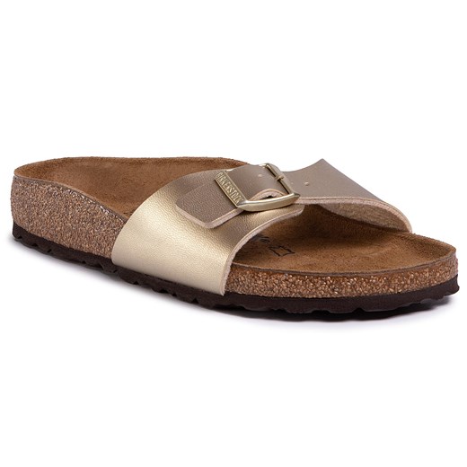 Klapki Birkenstock Madrid Bs 1016107 Gold 37 wyprzedaż eobuwie.pl