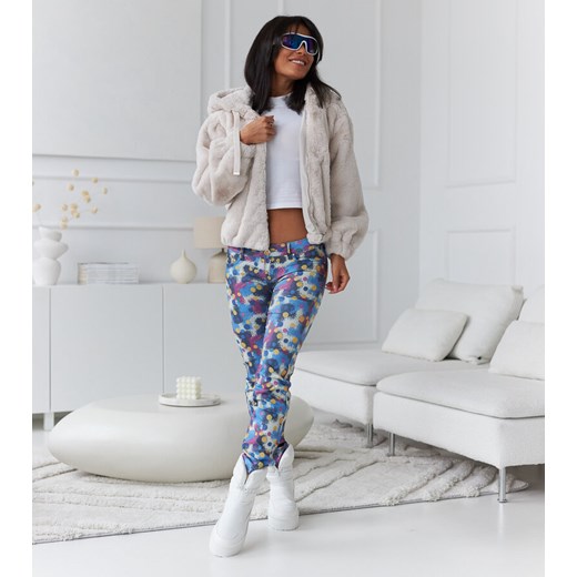 Kolorowe spodnie w grochy Morningview ze sklepu gemre w kategorii Spodnie damskie - zdjęcie 166956415
