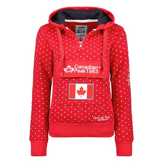 Canadian Peak Bluza &quot;Gyrelle&quot; w kolorze czerwonym ze sklepu Limango Polska w kategorii Bluzy damskie - zdjęcie 166956789