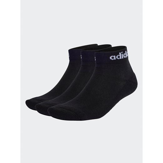 Skarpety Niskie Unisex adidas Linear Ankle Socks Cushioned Socks 3 Pairs IC1303 XS eobuwie.pl