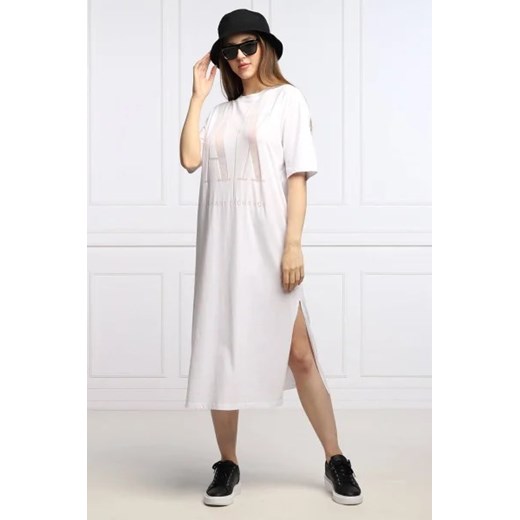 Sukienka Armani Exchange bawełniana