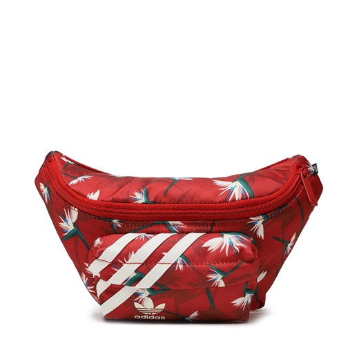Saszetka nerka adidas Tm Waistbag HK0292 Powred/Owhite one size wyprzedaż eobuwie.pl