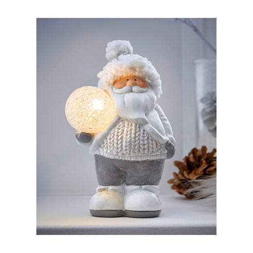 Święty Mikołaj z kulą LED One Size bonprix