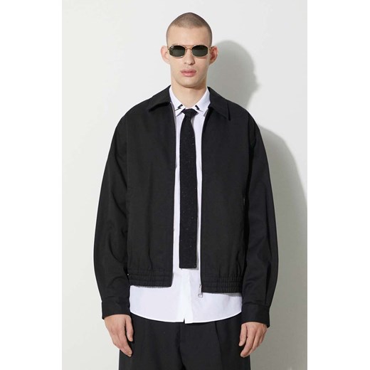 Carhartt WIP kurtka Newhaven Jacket męska kolor czarny przejściowa oversize I032912.8902 ze sklepu PRM w kategorii Kurtki męskie - zdjęcie 166979509