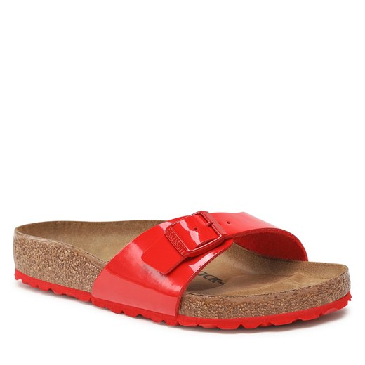 Klapki Birkenstock Madrid Bs 1024060 Patent Cherry 42 eobuwie.pl