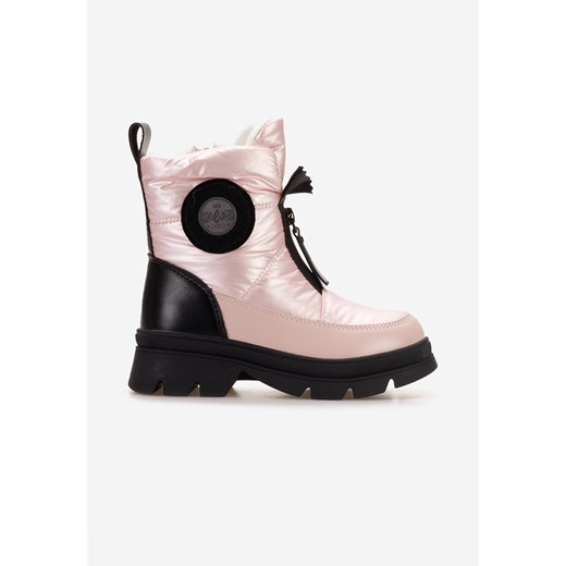 Różowe botki dziewczęce Loxley ze sklepu Zapatos w kategorii Buty zimowe dziecięce - zdjęcie 166985089