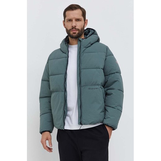 Champion kurtka męska kolor zielony zimowa ze sklepu PRM w kategorii Kurtki męskie - zdjęcie 166987075