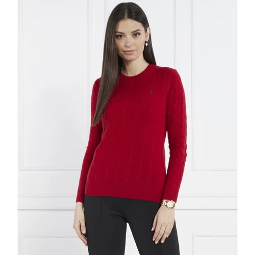 POLO RALPH LAUREN Wełniany sweter | Regular Fit | z dodatkiem kaszmiru ze sklepu Gomez Fashion Store w kategorii Swetry damskie - zdjęcie 166987145