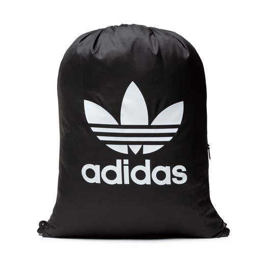 Worek adidas Gymsack Trefoil BK6726 Black one size promocyjna cena eobuwie.pl