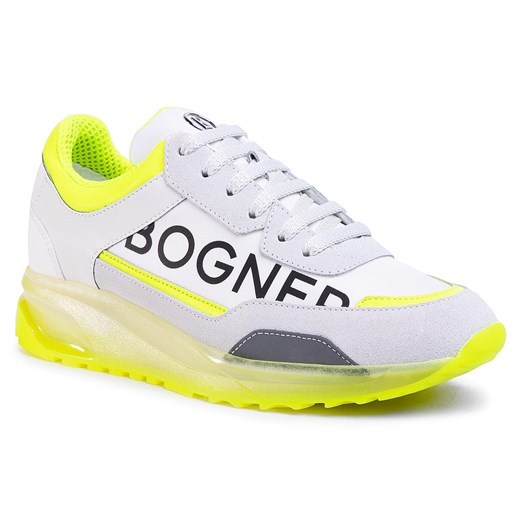 Sneakersy Bogner New York 12L 201-4952 White/Yellow 63 38 eobuwie.pl promocja