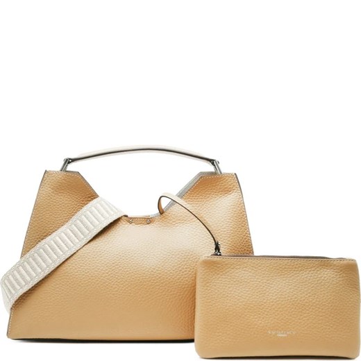 GIANNI CHIARINI Skórzana torebka na ramię BORSA PELLE ze sklepu Gomez Fashion Store w kategorii Listonoszki - zdjęcie 166994679
