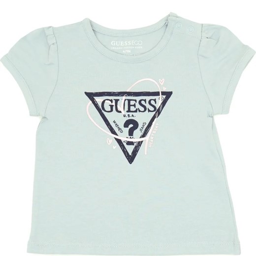 Guess T-shirt | Regular Fit ze sklepu Gomez Fashion Store w kategorii Bluzki dziewczęce - zdjęcie 166994696