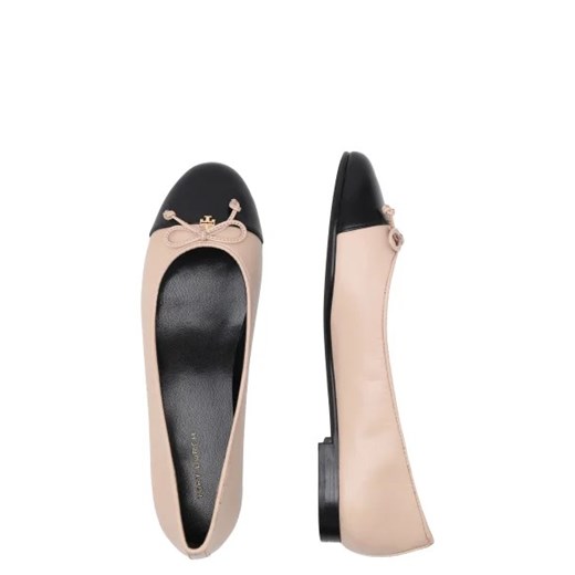Balerinki Tory Burch ze skóry bez zapięcia