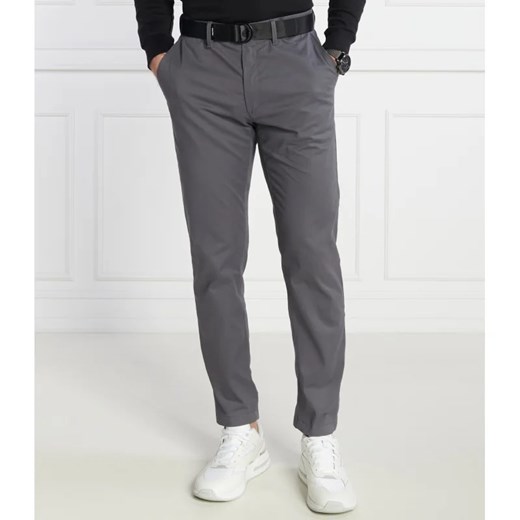 Calvin Klein Spodnie chino + pasek MODERN TWILL | Slim Fit Calvin Klein 32/34 Gomez Fashion Store