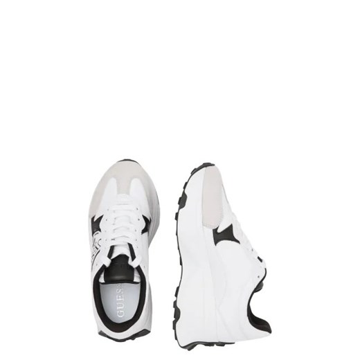 Buty sportowe damskie Guess sneakersy białe z tworzywa sztucznego 