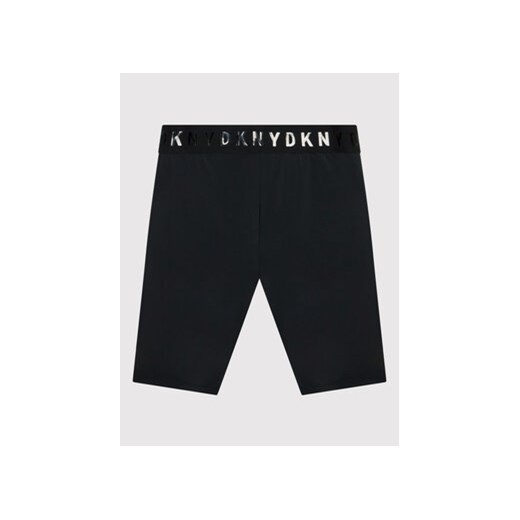 DKNY Szorty sportowe D34A50 S Czarny Slim Fit 14Y okazja MODIVO