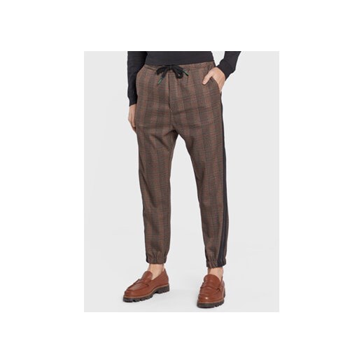 Imperial Spodnie materiałowe PD3FEBR Brązowy Regular Fit Imperial S MODIVO
