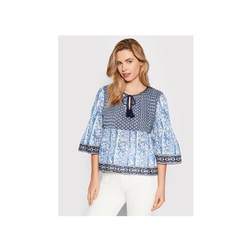 Pepe Jeans Bluzka Mavis PL304239 Niebieski Relaxed Fit Pepe Jeans M MODIVO wyprzedaż