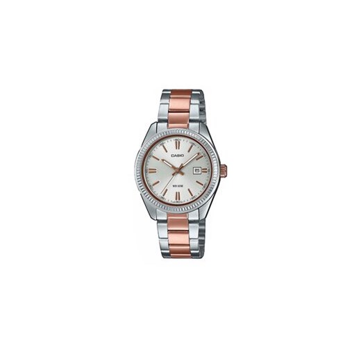 Casio Zegarek LTP-1302PRG-7AVEF Srebrny Casio uniwersalny promocyjna cena MODIVO