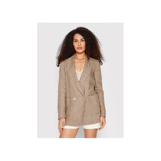 Marella Marynarka Meteora 30410522 Brązowy Regular Fit Marella 44 MODIVO okazyjna cena