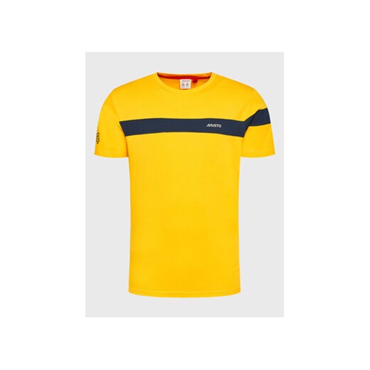 Musto T-Shirt 82158 Żółty Regular Fit Musto S MODIVO