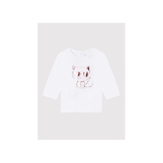 Karl Lagerfeld Kids Komplet bluza, bluzka i spodnie Z98115 M Różowy Regular Fit 3M promocja MODIVO