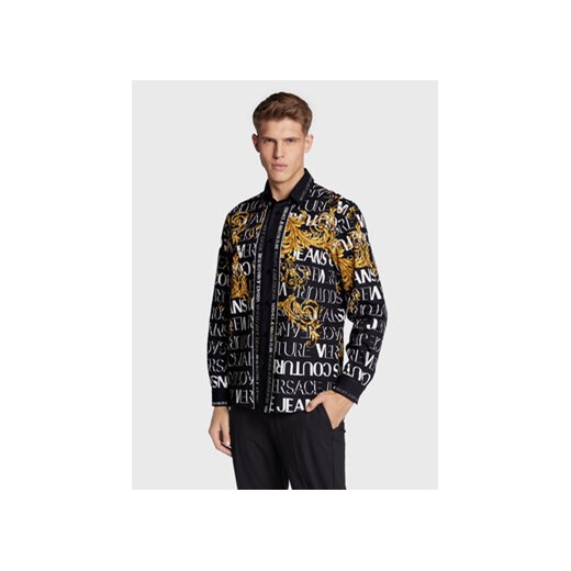 Versace Jeans Couture Koszula 73GAL2RB Czarny Regular Fit 52 MODIVO okazyjna cena