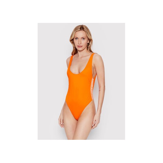 Stella McCartney Strój kąpielowy Sporty Logo S7BG61570.84012 Pomarańczowy Stella Mccartney M okazja MODIVO
