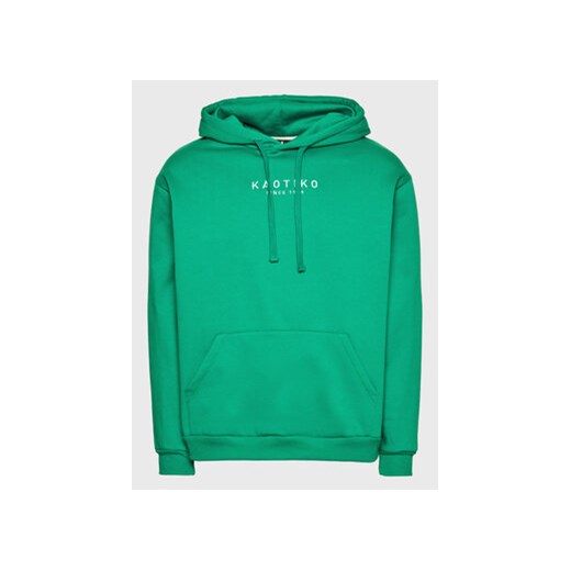 Kaotiko Bluza Vancouver AL006-10-G002 Zielony Regular Fit Kaotiko L promocja MODIVO