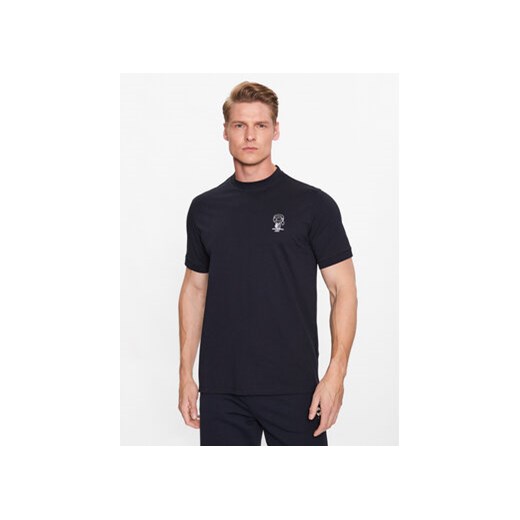 KARL LAGERFELD T-Shirt 755029 532224 Granatowy Regular Fit Karl Lagerfeld 3XL okazyjna cena MODIVO