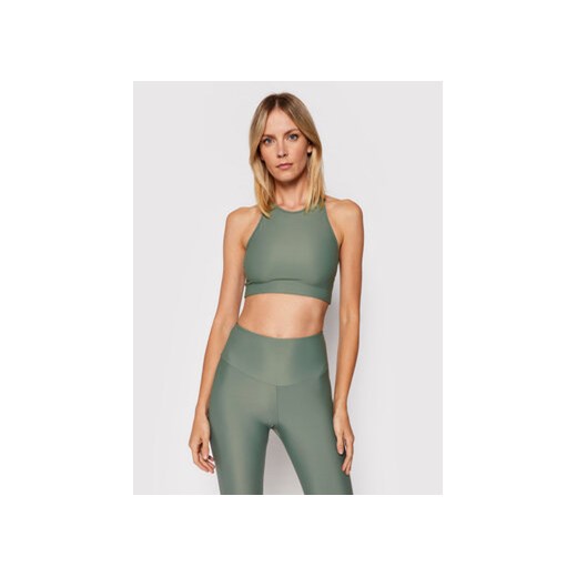 Drivemebikini Biustonosz top Basic 2021-DRV-099_SL Zielony Drivemebikini S okazyjna cena MODIVO
